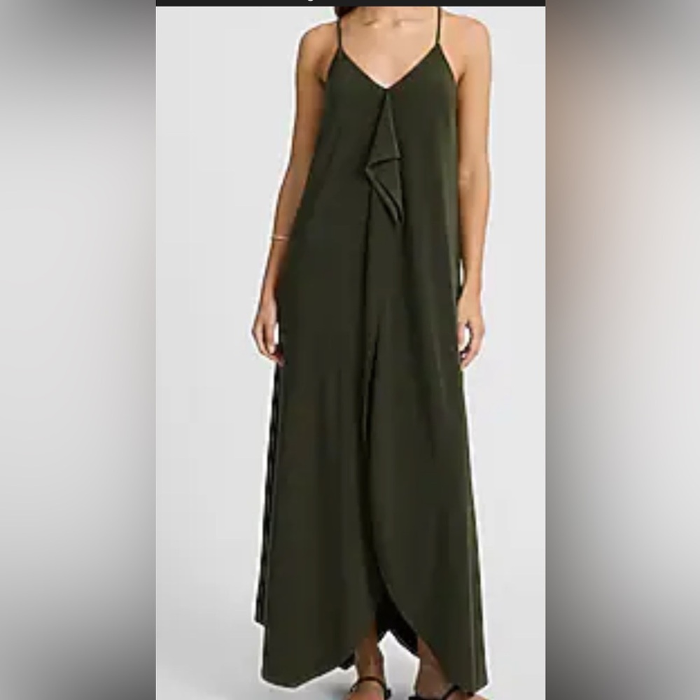 Express Black Adjustable Strap Dress - image 1